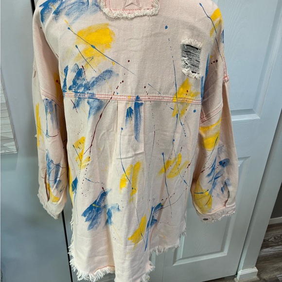 POL Pink Textured Jacket - Picture 5 of 8